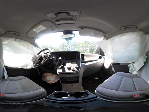 2020 Toyota Sienna LE Auto Access Seat with VIN 5TDKZ3DCXLS059272, listed as a IAAI auction lot 42279808 with 2 mi miles and . Bid and sale history available at DreamBid. Image 19.