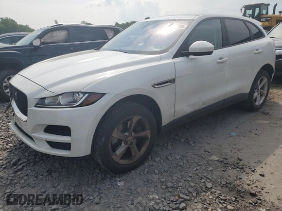 2018 Jaguar F-Pace 30t Premium z VIN SADCJ2GX6JA235205, wystawiony jako Copart lot #59315285 z przebiegiem 134 103 mil mil oraz Szkoda całkowita • Salvage title. Historia ofert i sprzedaży dostępna na DreamBid. Obrazek 1.