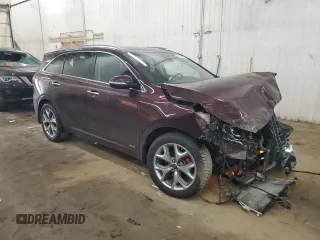 2019 Kia Sorento SX V6 with VIN 5XYPKDA58KG542258, listed as a Copart auction lot 50906185 with 62,999 mi miles and Salvage Title. Bid and sale history available at carsss.com. Image 4.