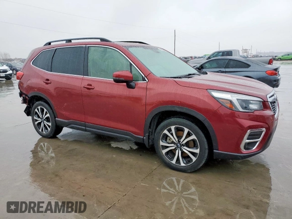 2021 Subaru Forester Limited with VIN JF2SKAUC5MH589228, listed as a Copart auction lot 43605685 with 24,928 mi miles and Salvage Title. Bid and sale history available at carsss.com. Image 4.