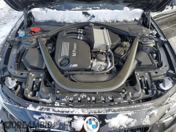 2018 BMW M4 with VIN WBS4Y9C51JAA92457, listed as a Copart auction lot 87014004 with 83,423 mi miles and Salvage Title. Bid and sale history available at carsss.com. Image 12.