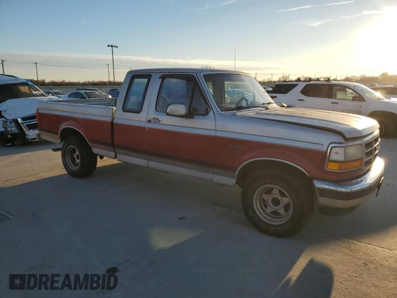 1993 Ford F-150 with VIN 1FTEX15N4PKA51088, listed as a Copart auction lot 87699725 with 205,449 mi miles and Salvage Title. Bid and sale history available at carsss.com. Image 4.