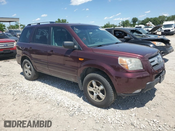 2007 Honda Pilot EX-L z VIN 5FNYF18577B007448, wystawiony jako Copart lot #58247885 z przebiegiem 167 628 mil mil oraz Czysty tytuł • Clean title. Historia ofert i sprzedaży dostępna na DreamBid. Obrazek 4.