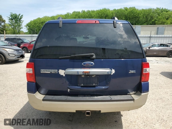 2009 Ford Expedition Max Eddie Bauer with VIN 1FMFK18539EB06710, listed as a Copart auction lot 54005915 with 185,375 mi miles and Salvage Title. Bid and sale history available at DreamBid. Image 6.