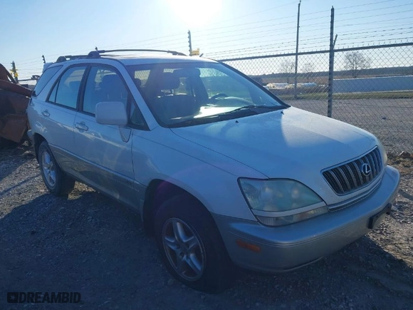 2001 Lexus RX 300 with VIN JTJHF10U410186909, listed as a IAAI auction lot 41903846 with NaN miles. Bid and sale history available at carsss.com. Image 1.