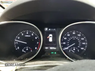 2018 Hyundai Santa Fe 2.4L with VIN 5XYZU3LB4JG505948, listed as a Copart auction lot 51643225 with 105,414 mi miles and Salvage title. Bid and sale history available at DreamBid. Image 9.