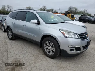 2016 Chevrolet Traverse LT with VIN 1GNKRHKD7GJ257343, listed as a Copart auction lot 49295564 with 153,405 mi miles and Salvage title. Bid and sale history available at DreamBid. Image 4.