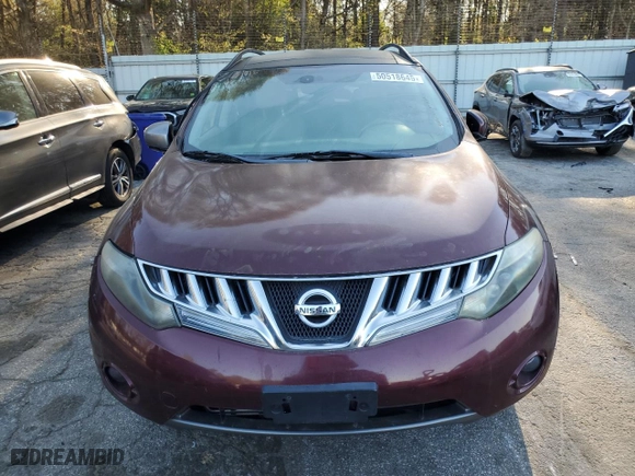 2009 Nissan Murano S with VIN JN8AZ18W59W108749, listed as a Copart auction lot 50518645 with 151,179 mi miles and Clean Title. Bid and sale history available at carsss.com. Image 5.