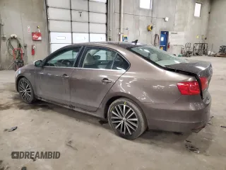 2012 Volkswagen Jetta Sedan SEL w/Sunroof with VIN 3VWLX7AJ1CM390307, listed as a Copart auction lot 47843665 with 155,305 mi miles and Salvage Title. Bid and sale history available at carsss.com. Image 2.
