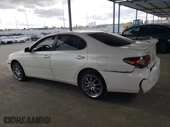 2004 Lexus ES 350 with VIN JTHBA30GX40003836, listed as a Copart auction lot 51252745 with 211,883 mi miles and Salvage Title. Bid and sale history available at DreamBid. Image 2.