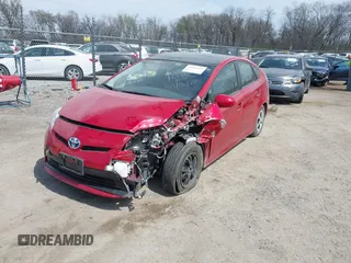 2014 Toyota Prius Four with VIN JTDKN3DU9E1829059, listed as a IAAI auction lot 42007022 with 71,854 mi miles. Bid and sale history available at carsss.com. Image 2.