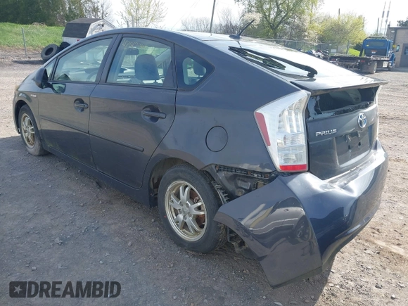 2010 Toyota Prius II with VIN JTDKN3DU4A5020426, listed as a IAAI auction lot 42142743 with 246,372 mi miles. Bid and sale history available at carsss.com. Image 3.