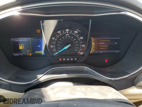 2013 Ford Fusion SE с VIN 3FA6P0HR9DR105611, выставлен на аукционе Copart как лот 63079925 с пробегом 92 684 миль миль и Чистый • Clean title. История ставок и продаж доступна на DreamBid. Изображение 9.