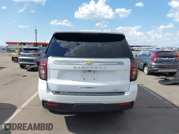 2023 Chevrolet Suburban LT with VIN 1GNSKCKD6PR120127, listed as a IAAI auction lot 42436146 with 41,552 mi miles and . Bid and sale history available at DreamBid. Image 17.