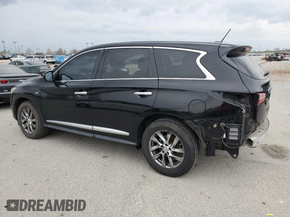 2015 Infiniti QX60 with VIN 5N1AL0MM0FC553971, listed as a Copart auction lot 51119805 with 112,169 mi miles and Salvage Title. Bid and sale history available at DreamBid. Image 2.
