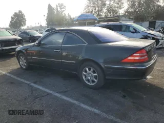2000 Mercedes-Benz CL-Class with VIN WDBPJ75JXYA004325, listed as a Copart auction lot 86611184 with 148,006 mi miles and Salvage Title. Bid and sale history available at carsss.com. Image 2.