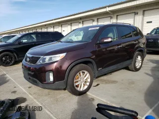 2015 Kia Sorento LX with VIN 5XYKTCA65FG617496, listed as a Copart auction lot 54191635 with 118,977 mi miles and Clean Title. Bid and sale history available at carsss.com. Image 1.
