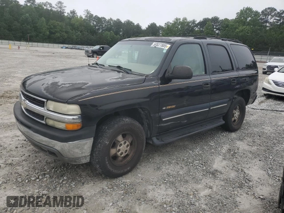 2001 Chevrolet Tahoe LS z VIN 1GNEC13T51J268893, wystawiony jako Copart lot #58527885 z przebiegiem 285 422 mil mil oraz Szkoda całkowita • Salvage title. Historia ofert i sprzedaży dostępna na DreamBid. Obrazek 1.