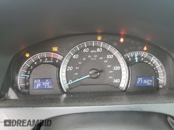 2013 Toyota Camry L with VIN 4T1BF1FK1DU225317, listed as a Copart auction lot 51847265 with 271,604 mi miles and Salvage Title. Bid and sale history available at DreamBid. Image 9.