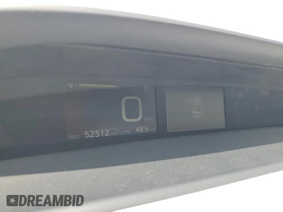2020 Toyota Prius LE with VIN JTDL9RFU1L3022075, listed as a Copart auction lot 56400245 with 52,512 mi miles and Non repairable. Bid and sale history available at DreamBid. Image 9.