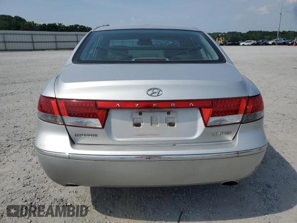 2006 Hyundai Azera SE with VIN KMHFC46F66A133655, listed as a Copart auction lot 62291215 with 122,998 mi miles and Salvage title. Bid and sale history available at DreamBid. Image 6.
