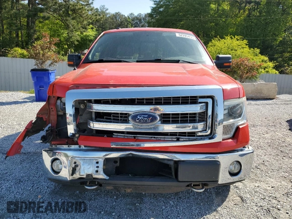 2014 Ford F-150 XL with VIN 1FTFW1EF1EFA76570, listed as a Copart auction lot 52285455 with 223,621 mi miles and Salvage Title. Bid and sale history available at carsss.com. Image 5.