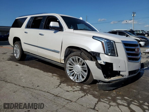 2016 Cadillac Escalade ESV Premium Collection z VIN 1GYS4JKJ7GR199458, wystawiony jako Copart lot #54258705 z przebiegiem 148 150 mil mil oraz Szkoda całkowita • Salvage title. Historia ofert i sprzedaży dostępna na DreamBid. Obrazek 4.
