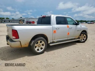 2018 Ram 1500 Lone Star Silver with VIN 1C6RR6LT6JS271714, listed as a Copart auction lot 60859665 with 181,034 mi miles and Salvage title. Bid and sale history available at DreamBid. Image 3.