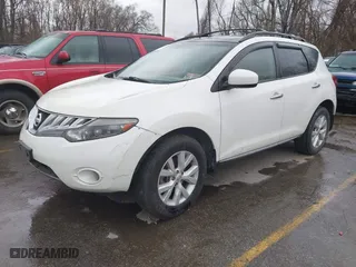 2009 Nissan Murano SL with VIN JN8AZ18U99W000617, listed as a IAAI auction lot 41847489 with 140,712 mi miles. Bid and sale history available at carsss.com. Image 2.