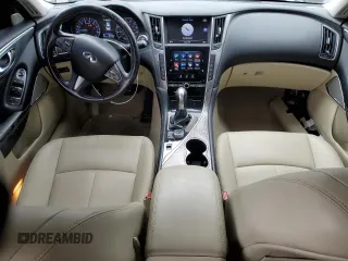 2017 Infiniti Q50 3.0t Sport with VIN JN1EV7AR5HM833409, listed as a Copart auction lot 46277465 with 58,628 mi miles and Salvage Title. Bid and sale history available at carsss.com. Image 8.