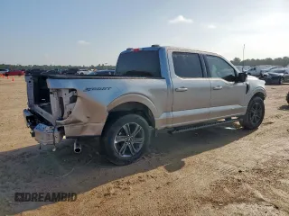 2023 Ford F-150 XL with VIN 1FTEW1CP0PKD18024, listed as a Copart auction lot 64282415 with 96,095 mi miles and Salvage title. Bid and sale history available at DreamBid. Image 3.