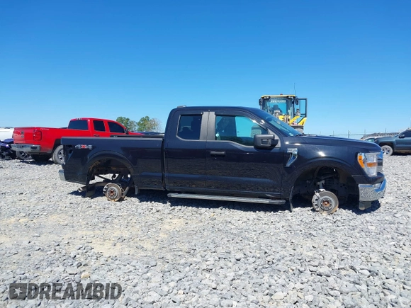 2021 Ford F-150 XL with VIN 1FTEX1EP9MKD20845, listed as a IAAI auction lot 36205781 with 27,824 mi miles and . Bid and sale history available at DreamBid. Image 14.