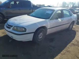 2003 Chevrolet Impala with VIN 2G1WF52E339264945, listed as a IAAI auction lot 41231159 with 166,388 mi miles. Bid and sale history available at carsss.com. Image 2.
