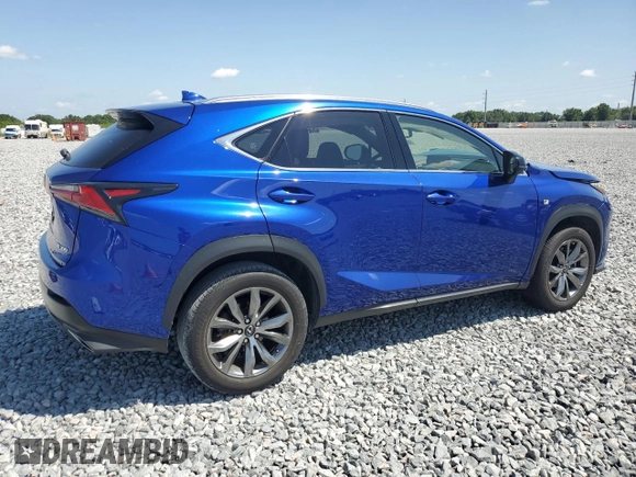 2020 Lexus NX 300 F Sport with VIN JTJSARBZ2L2164376, listed as a Copart auction lot 52861395 with 42,964 mi miles and Non repairable. Bid and sale history available at DreamBid. Image 3.