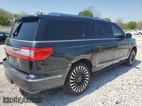 2021 Lincoln Navigator Black Label z VIN 5LMJJ3TT9MEL16717, wystawiony jako Copart lot #51939315 z przebiegiem 56 137 mil mil oraz Szkoda całkowita • Salvage title. Historia ofert i sprzedaży dostępna na DreamBid. Obrazek 3.