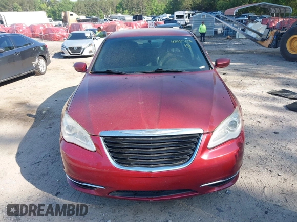 2014 Chrysler 200 LX with VIN 1C3CCBAB2EN212963, listed as a IAAI auction lot 42185158 with 244,647 mi miles. Bid and sale history available at carsss.com. Image 6.