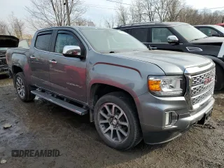 2022 GMC Canyon 4WD Denali with VIN 1GTG6EENXN1223923, listed as a Copart auction lot 46673415 with 30,495 mi miles and Salvage Title. Bid and sale history available at carsss.com. Image 4.