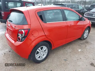 2013 Chevrolet Sonic LT with VIN 1G1JC6SHXD4139822, listed as a IAAI auction lot 41672289 with 87,899 mi miles. Bid and sale history available at carsss.com. Image 4.
