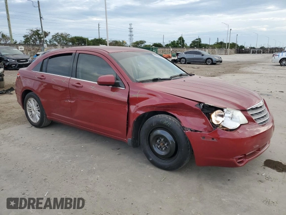 2009 Chrysler Sebring Touring *Ltd Avail* with VIN 1C3LC56B59N562555, listed as a Copart auction lot 81649564 with 133,965 mi miles and Salvage Title. Bid and sale history available at carsss.com. Image 4.