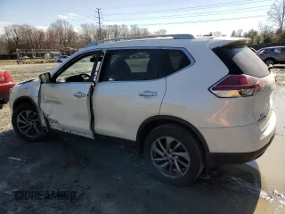 2016 Nissan Rogue SL with VIN 5N1AT2MV9GC851764, listed as a Copart auction lot 49112735 with 76,933 mi miles and Salvage Title. Bid and sale history available at DreamBid. Image 2.