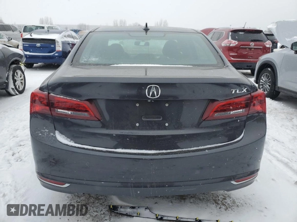 2015 Acura TLX with VIN 19UUB1F37FA800401, listed as a Copart auction lot 82857114 with 120,370 mi miles and Clean Title. Bid and sale history available at carsss.com. Image 6.