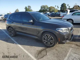 2020 BMW X3 M Competition with VIN 5YMTS0C07L9B75827, listed as a Copart auction lot 46187434 with 32,418 mi miles. Bid and sale history available at carsss.com. Image 4.