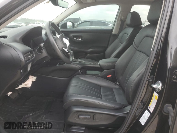 2023 Honda HR-V EX-L with VIN 3CZRZ1H7XPM731623, listed as a Copart auction lot 55638795 with 19,955 mi miles and Salvage title. Bid and sale history available at DreamBid. Image 7.