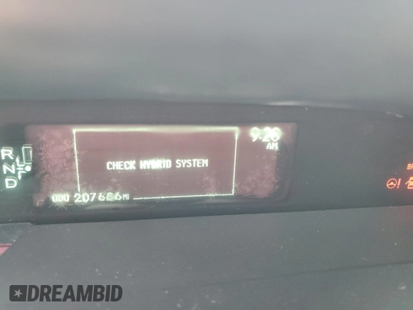 2010 Toyota Prius Four with VIN JTDKN3DU2A1068983, listed as a Copart auction lot 54978015 with 207,686 mi miles and Clean Title. Bid and sale history available at DreamBid. Image 9.
