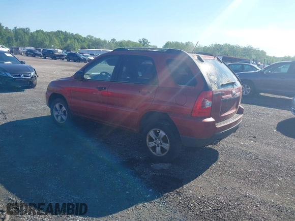 2009 Kia Sportage LX with VIN KNDJF724197557984, listed as a IAAI auction lot 42195204 with 260,080 mi miles and . Bid and sale history available at carsss.com. Image 3.