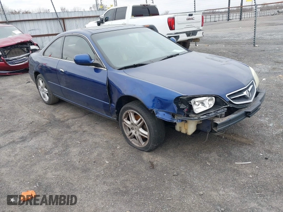 2001 Acura CL Type S with VIN 19UYA42611A036480, listed as a IAAI auction lot 41605706 with 1 mi miles. Bid and sale history available at carsss.com. Image 1.