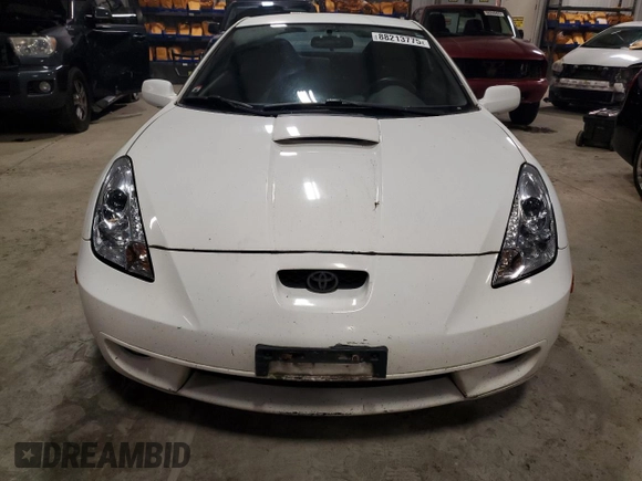 2000 Toyota Celica GT with VIN JTDDR32T3Y0036728, listed as a Copart auction lot 88213775 with 0 mi miles and Salvage Title. Bid and sale history available at carsss.com. Image 5.