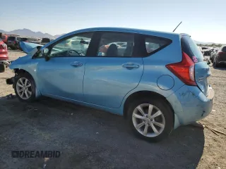 2015 Nissan Note SL z VIN 3N1CE2CP4FL368800, wystawiony jako Copart lot #57629755 z przebiegiem Nie podano mil oraz Szkoda całkowita • Salvage title. Historia ofert i sprzedaży dostępna na DreamBid. Obrazek 2.