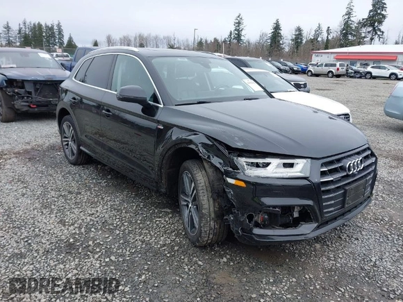 2020 Audi Q5 S line Prestige with VIN WA1F2AFY0L2045966, listed as a IAAI auction lot 41820515 with 60,550 mi miles. Bid and sale history available at carsss.com. Image 1.