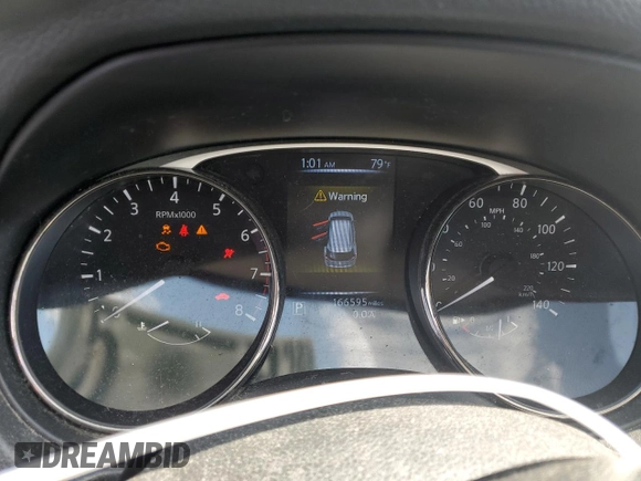 2016 Nissan Rogue SV z VIN JN8AT2MVXGW148617, wystawiony jako Copart lot #57516705 z przebiegiem 166 595 mil mil oraz Szkoda całkowita • Salvage title. Historia ofert i sprzedaży dostępna na DreamBid. Obrazek 9.